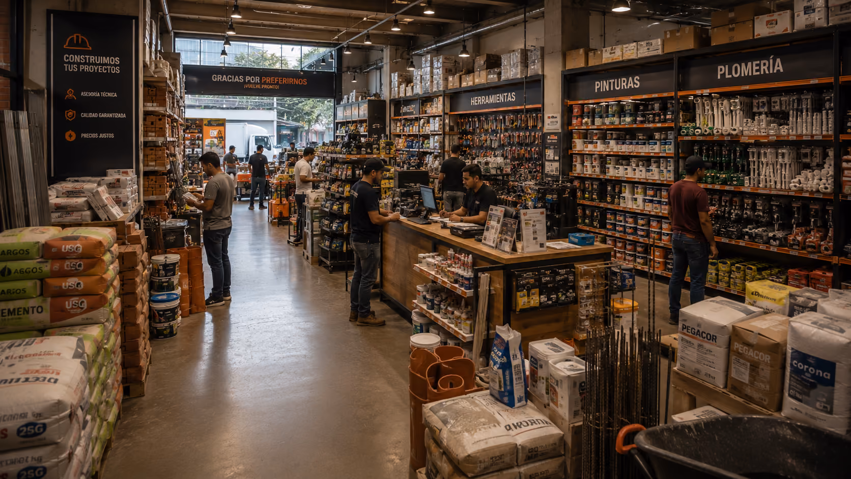 Tiendas físicas y puntos de venta