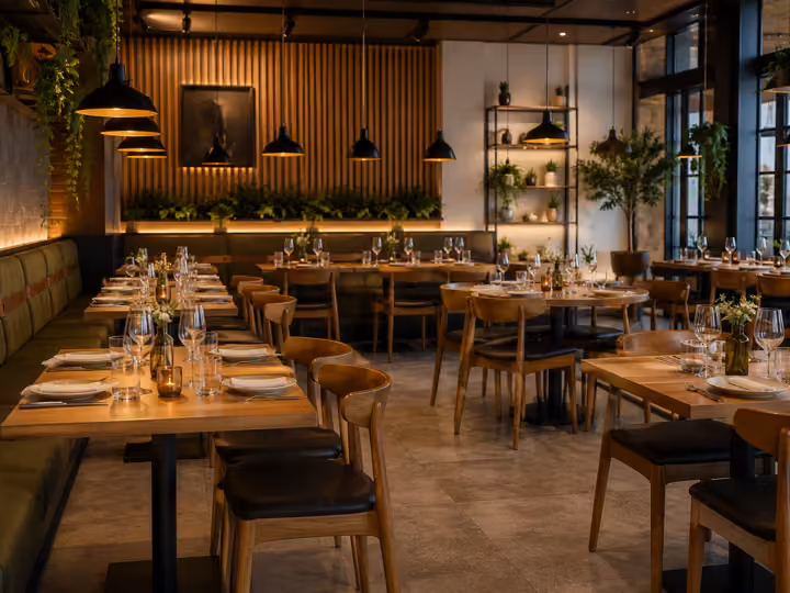 Restaurantes, cafés, bares y delivery.